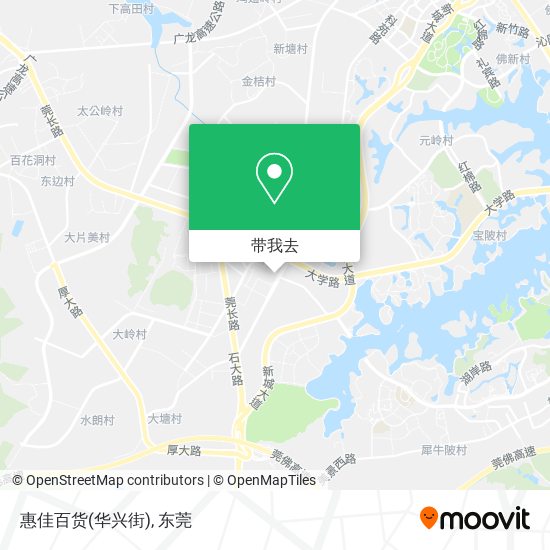 惠佳百货(华兴街)地图