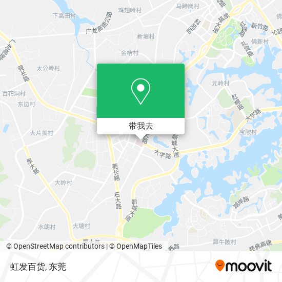 虹发百货地图