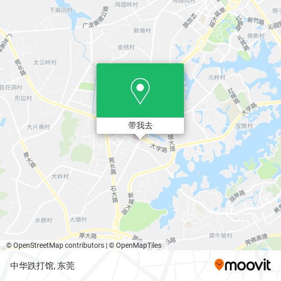 中华跌打馆地图