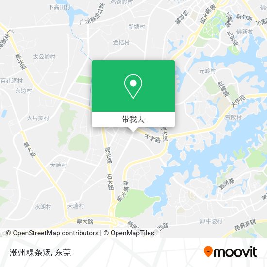 潮州粿条汤地图