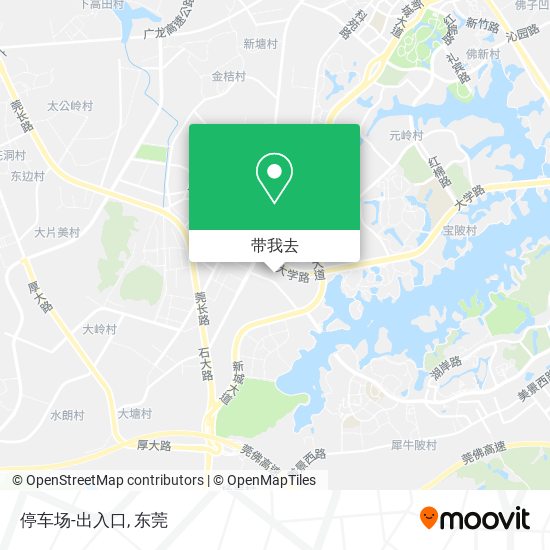 停车场-出入口地图