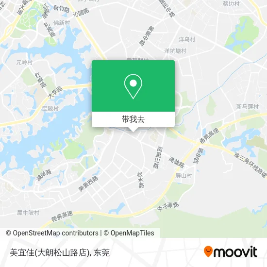 美宜佳(大朗松山路店)地图