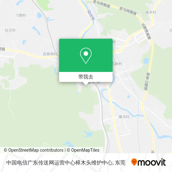 中国电信广东传送网运营中心樟木头维护中心地图