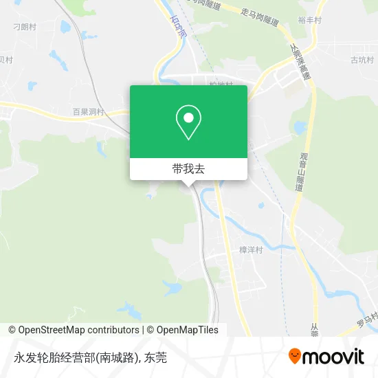 永发轮胎经营部(南城路)地图