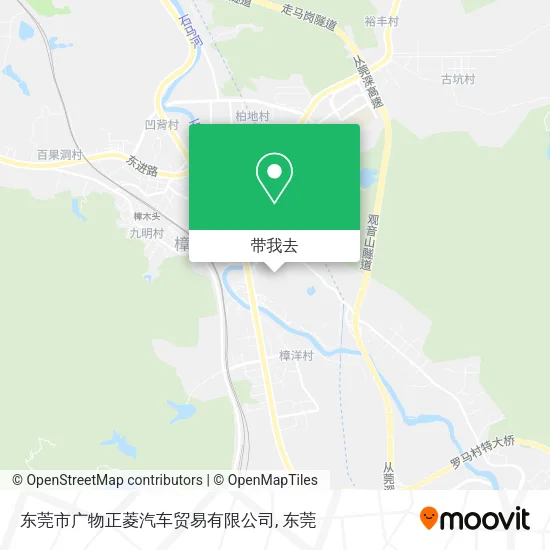 东莞市广物正菱汽车贸易有限公司地图