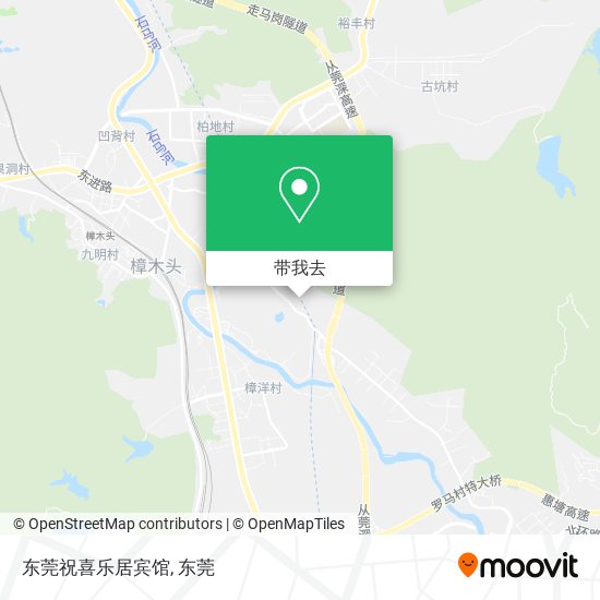 东莞祝喜乐居宾馆地图