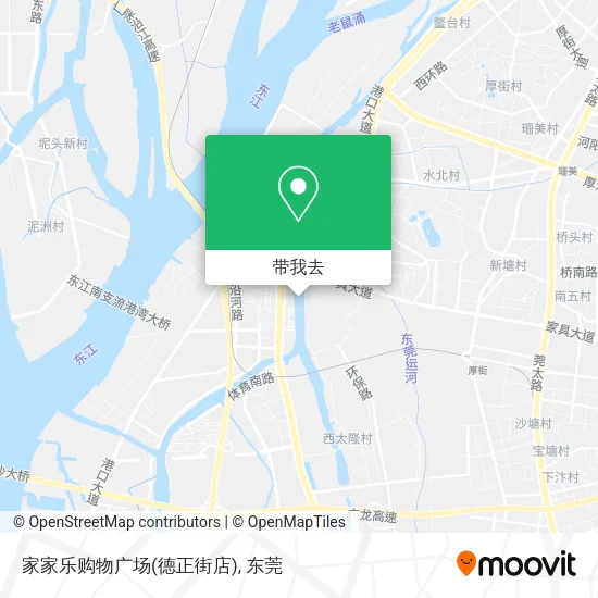 家家乐购物广场(德正街店)地图