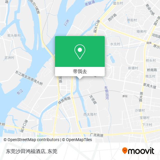 东莞沙田鸿福酒店地图