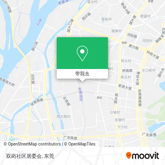 双岗社区居委会地图