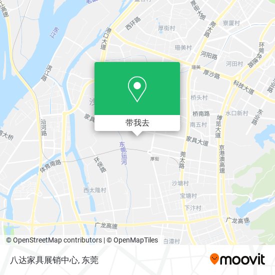 八达家具展销中心地图