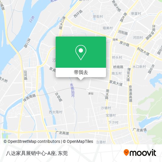 八达家具展销中心-A座地图