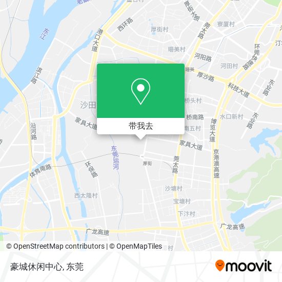 豪城休闲中心地图