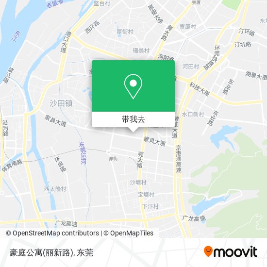 豪庭公寓(丽新路)地图