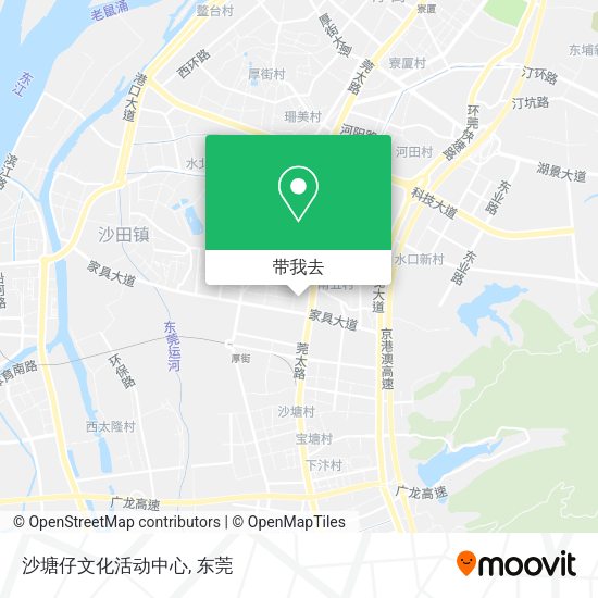 沙塘仔文化活动中心地图