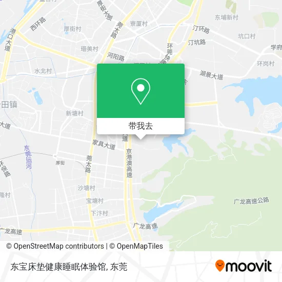 东宝床垫健康睡眠体验馆地图