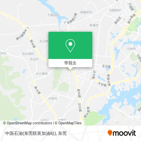 中国石油(东莞联英加油站)地图