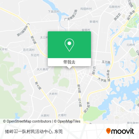 矮岭冚一队村民活动中心地图
