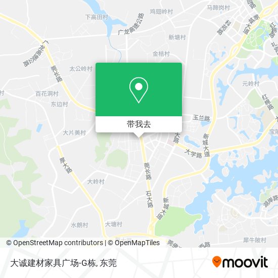 大诚建材家具广场-G栋地图