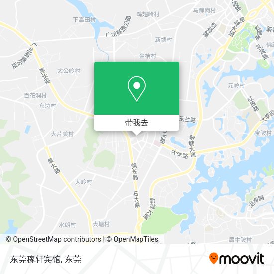 东莞稼轩宾馆地图