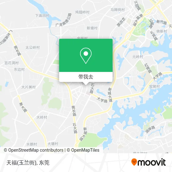 天福(玉兰街)地图