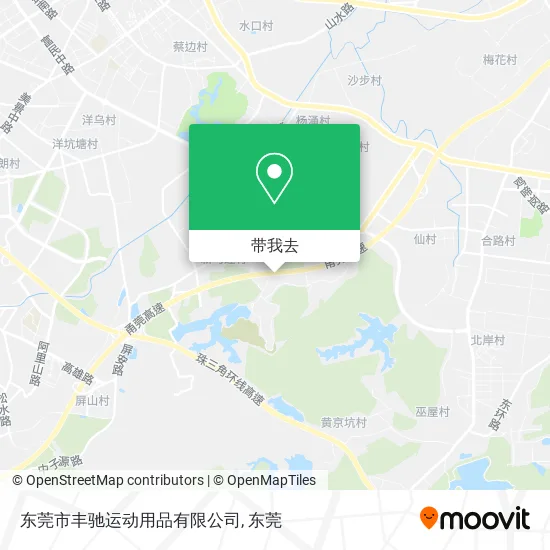 东莞市丰驰运动用品有限公司地图