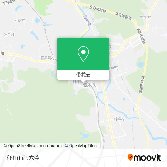 和谐住宿地图