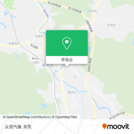 众望汽修地图