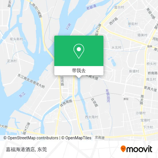 嘉福海港酒店地图