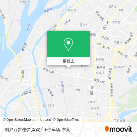 明兴百货连锁(双岗店)-停车场地图