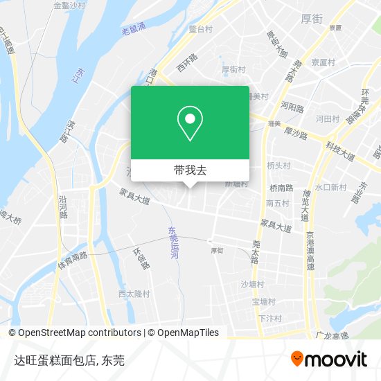 达旺蛋糕面包店地图