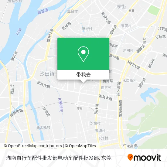 湖南自行车配件批发部电动车配件批发部地图