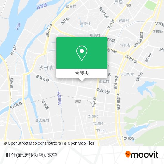 旺佳(新塘沙边店)地图
