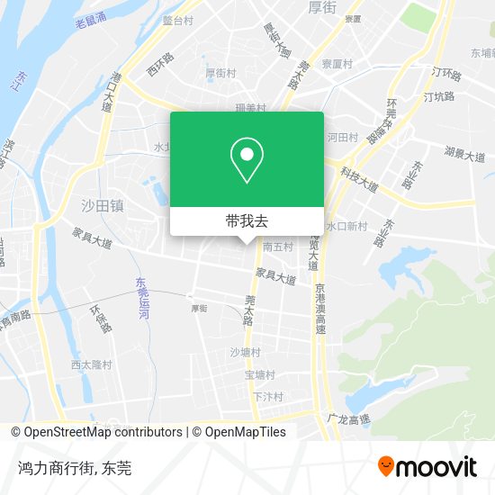 鸿力商行街地图