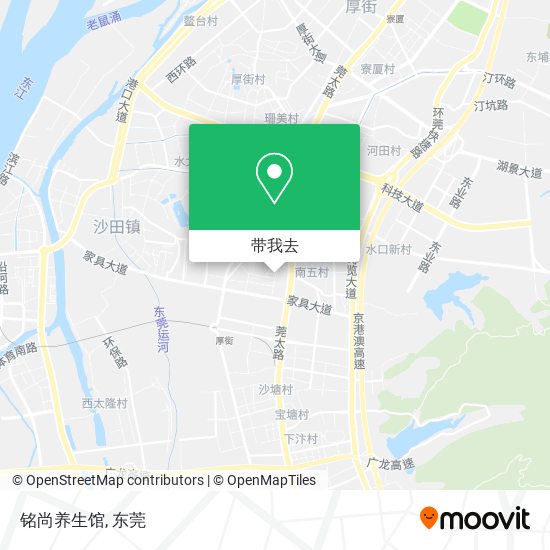 铭尚养生馆地图