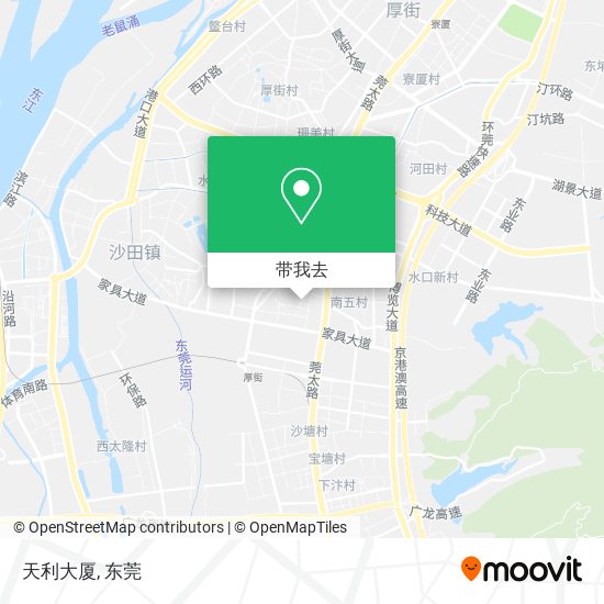天利大厦地图