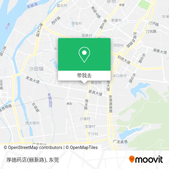 厚德药店(丽新路)地图