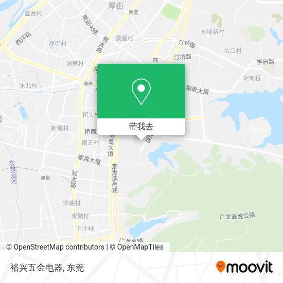 裕兴五金电器地图