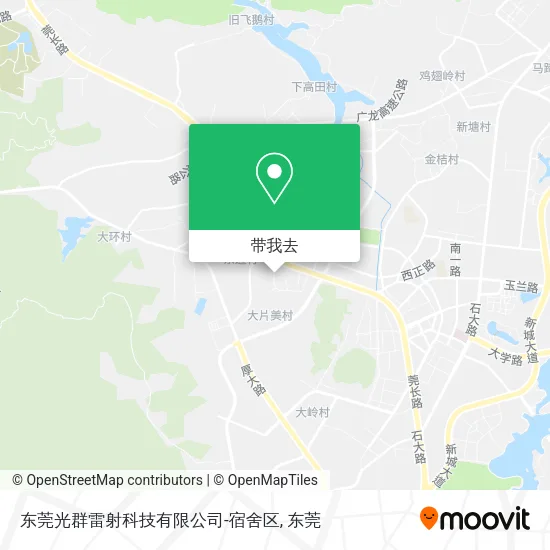 东莞光群雷射科技有限公司-宿舍区地图