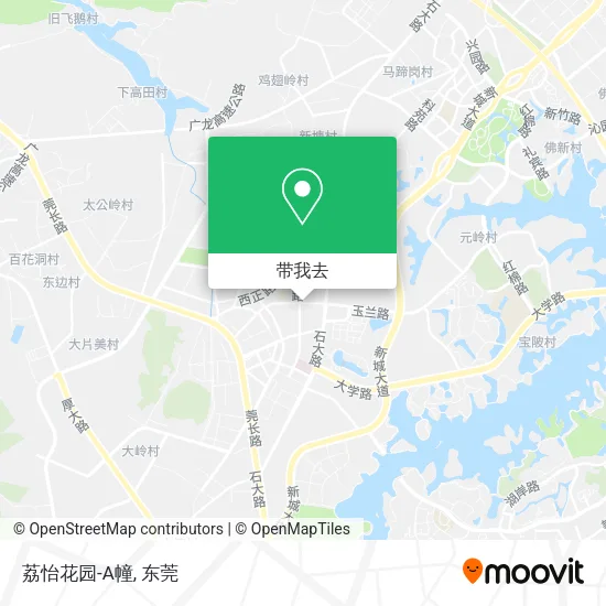荔怡花园-A幢地图