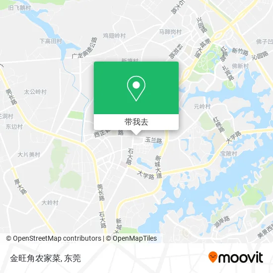 金旺角农家菜地图