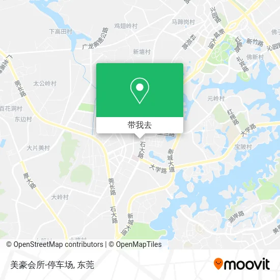 美豪会所-停车场地图