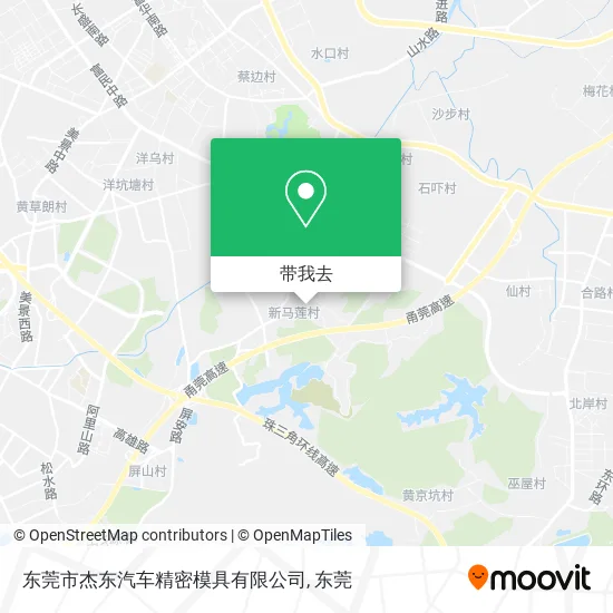 东莞市杰东汽车精密模具有限公司地图
