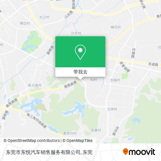 东莞市东悦汽车销售服务有限公司地图
