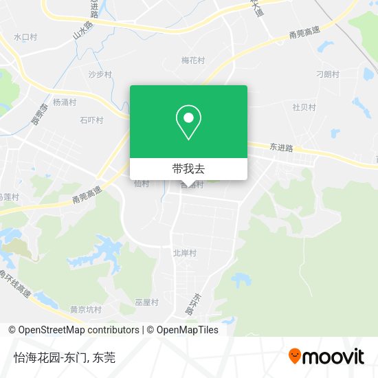 怡海花园-东门地图