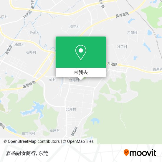 嘉杨副食商行地图