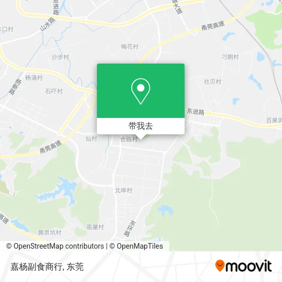 嘉杨副食商行地图