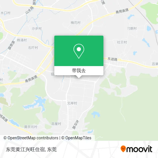 东莞黄江兴旺住宿地图