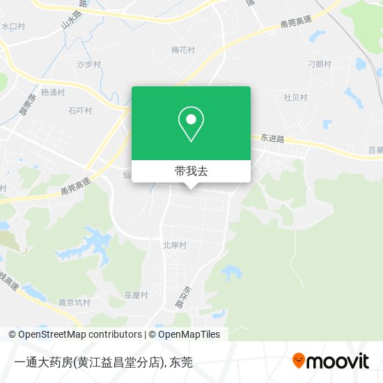 一通大药房(黄江益昌堂分店)地图