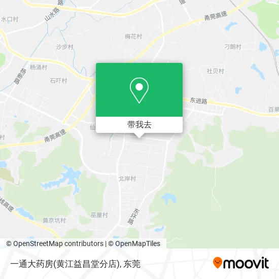 一通大药房(黄江益昌堂分店)地图