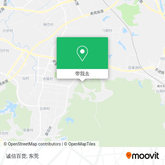 诚信百货地图